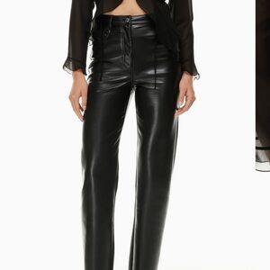 ARITZIA LEATHER PANTS